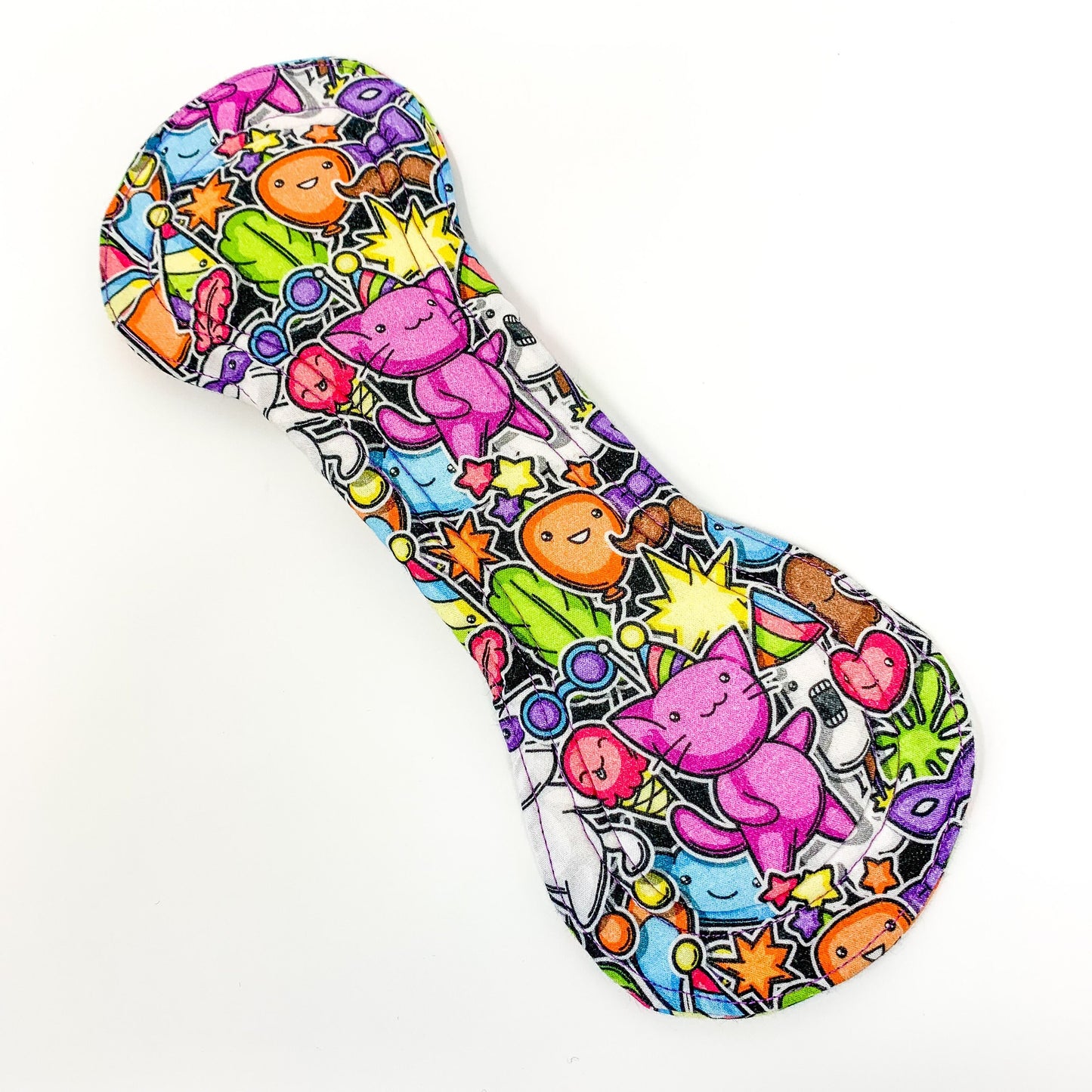 11" Reusable Menstrual Pad - Party Cats