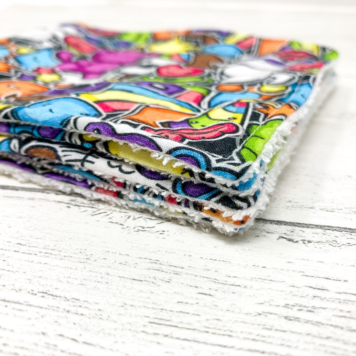 Reusable Baby Wipes - Party Cats