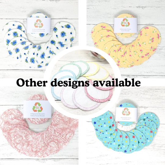 Set of 10 Cotton Facial Rounds - Animal Print