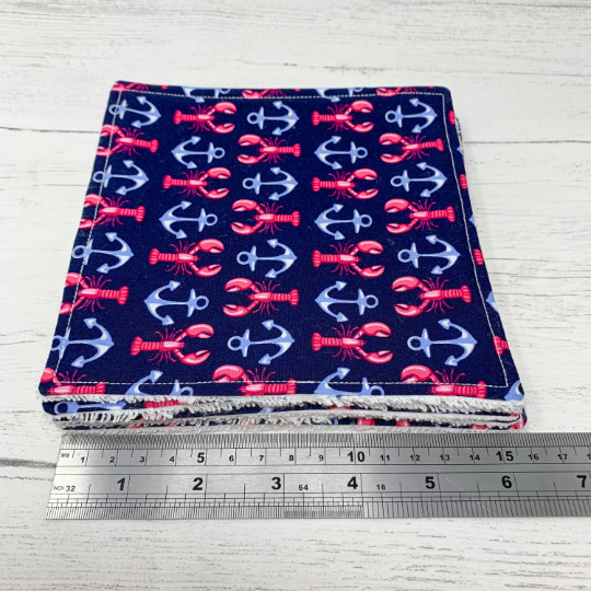 Reusable Baby Wipes - Nautical
