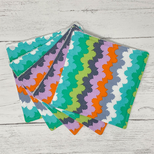 Reusable Baby Wipes - Zig Zag