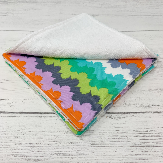 Reusable Baby Wipes - Zig Zag