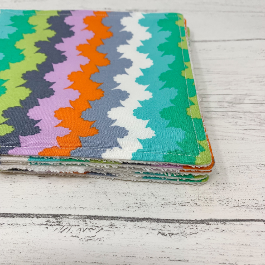 Reusable Baby Wipes - Zig Zag