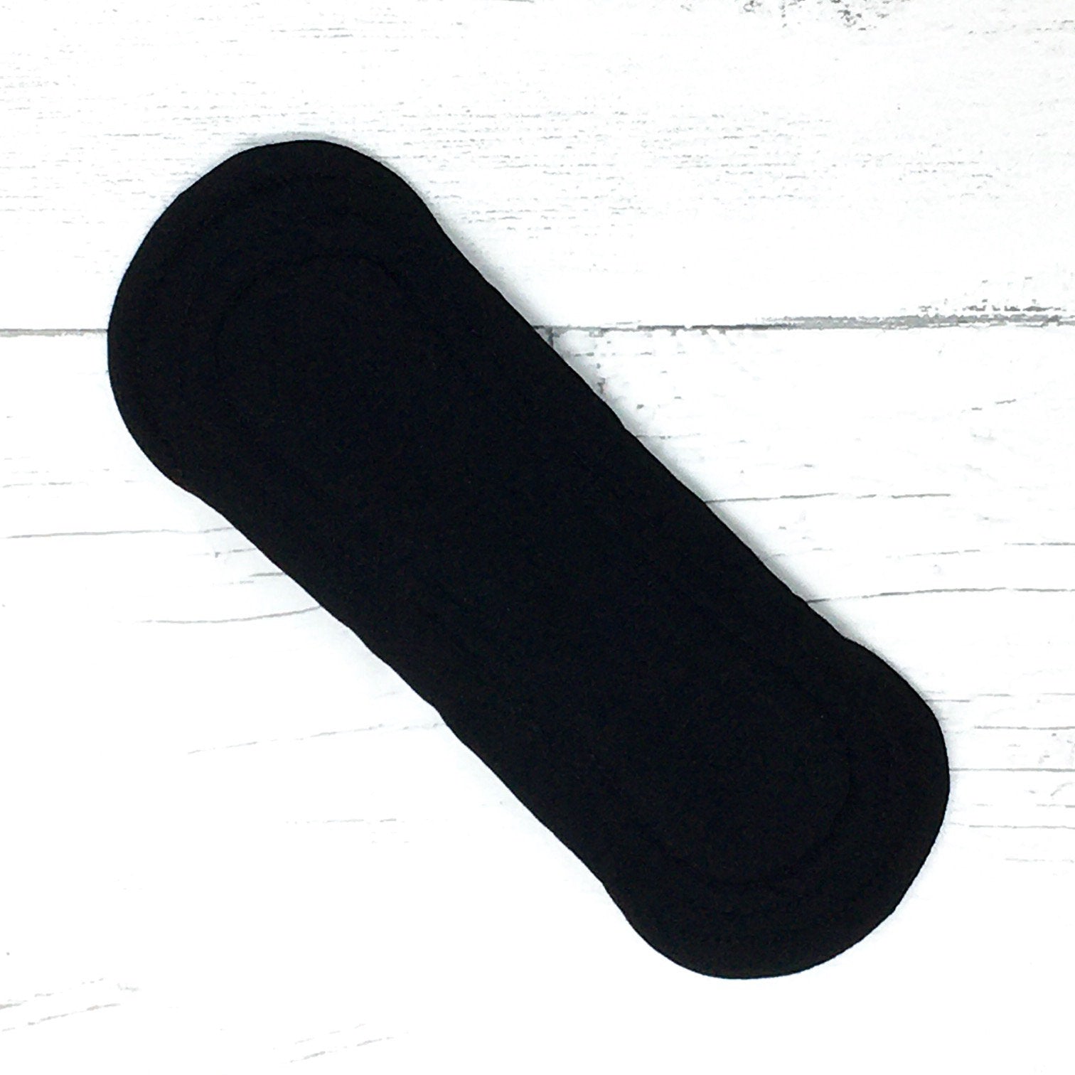 Reusable Pantyliner - Black Fastened