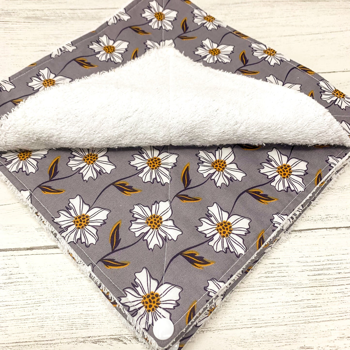Reusable Kitchen Roll - Grey Floral