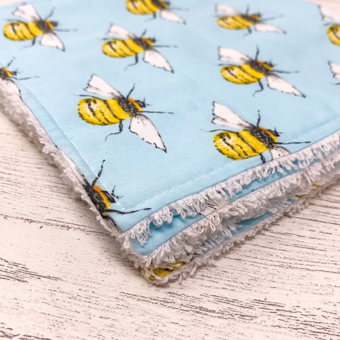 Reusable Baby Wipes - Sky Bees