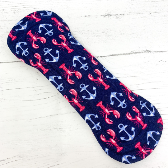 9" Reusable Menstrual Pad - Nautical