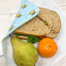 Load image into Gallery viewer, Reusable Sandwich Wrap - Sky Bees
