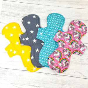 Selection of 11 Inch Cloth Sanitary Pads
