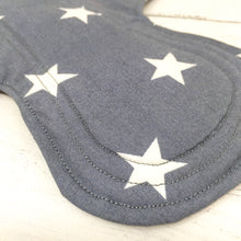 Load image into Gallery viewer, 11 Inch Menstrual Pad Grey Stars Channel
