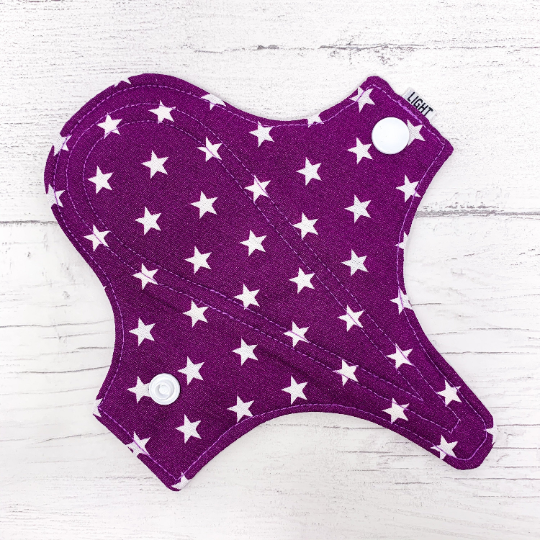 Reusable Thong Liner - Purple Stars